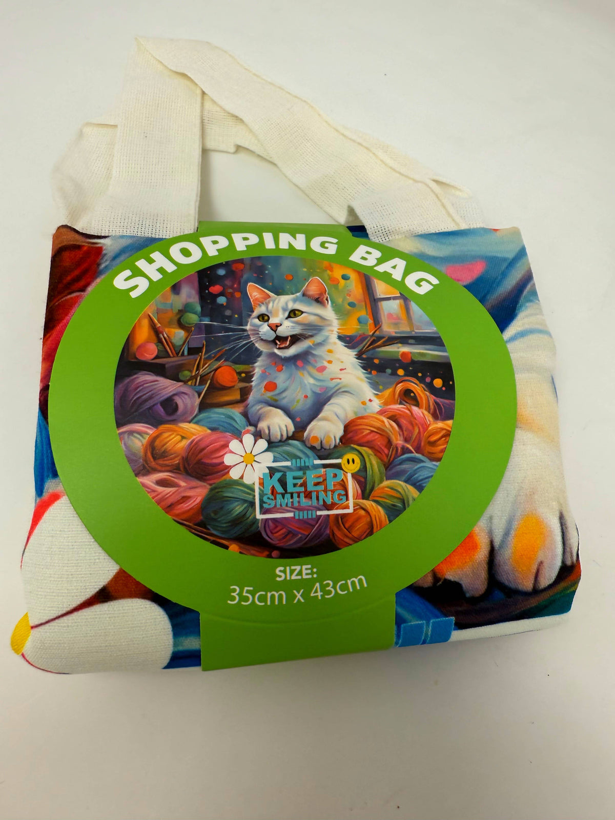 Cat Design Tote Bag