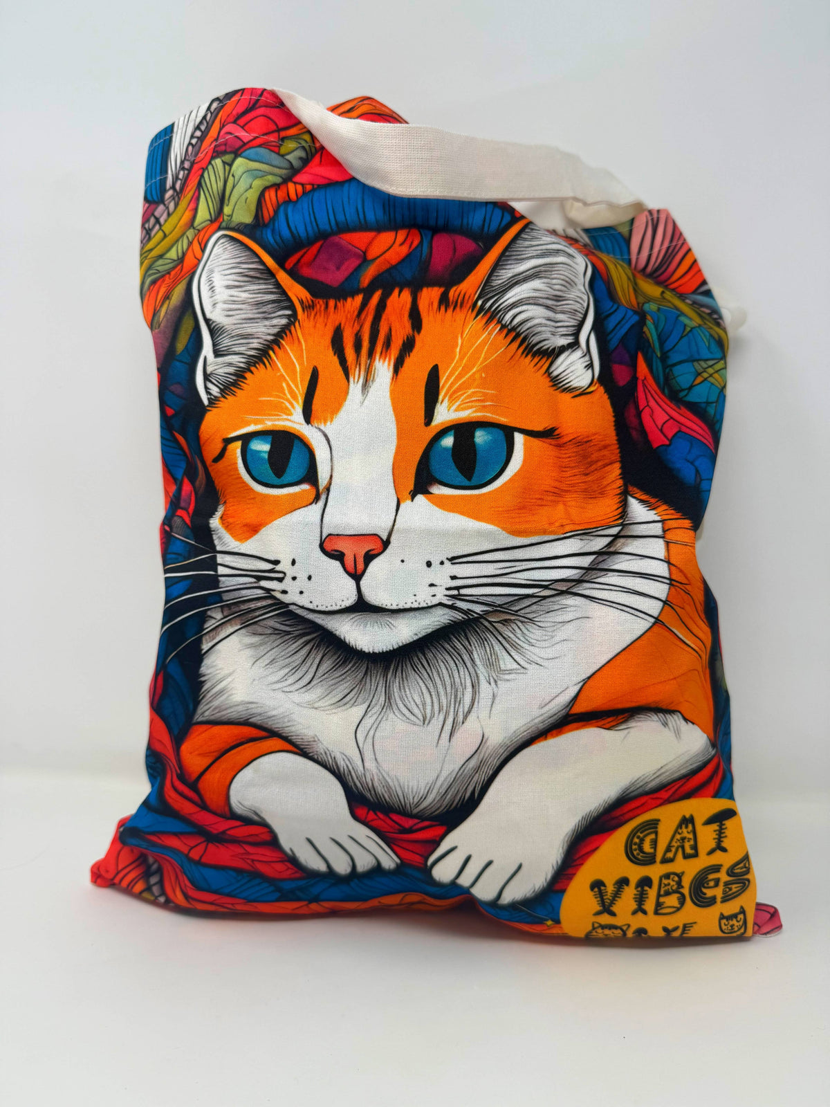 Cat Design Tote Bag