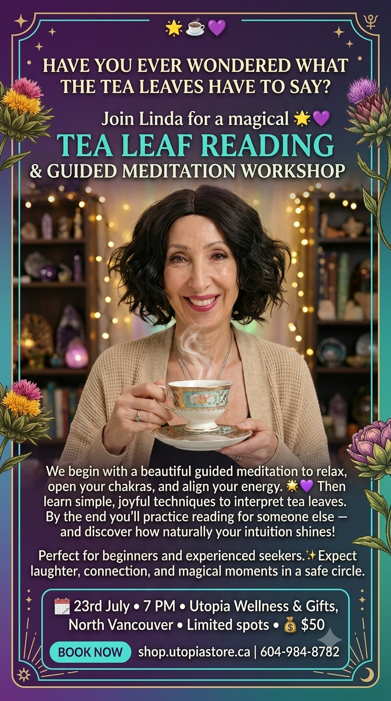 Tea Leaf Reading Workshop by Linda
