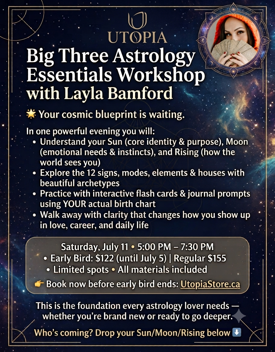 Big Three Astrology Essentials Workshop with Layla Bamford