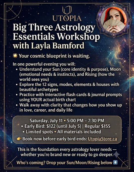 Big Three Astrology Essentials Workshop with Layla Bamford