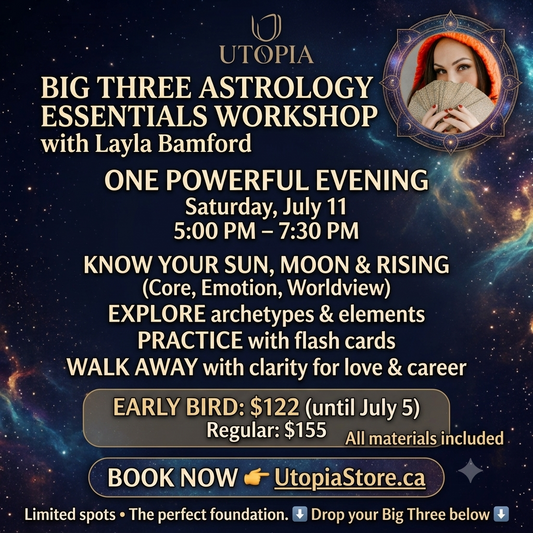 Big Three Astrology Essentials Workshop with Layla Bamford